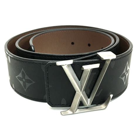 louis vuitton belt black and silver|black louis vuitton belt men's.